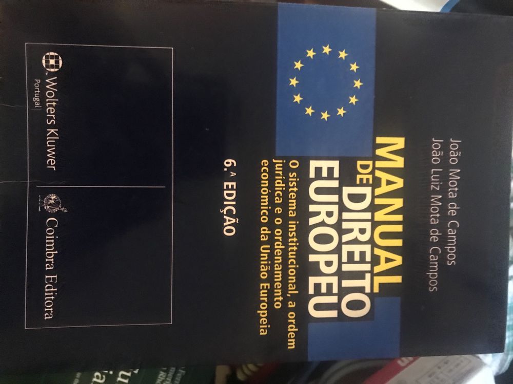 Livros Direito Europeu e Internacional