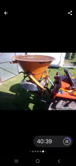 Piaskarka do mini traktorka