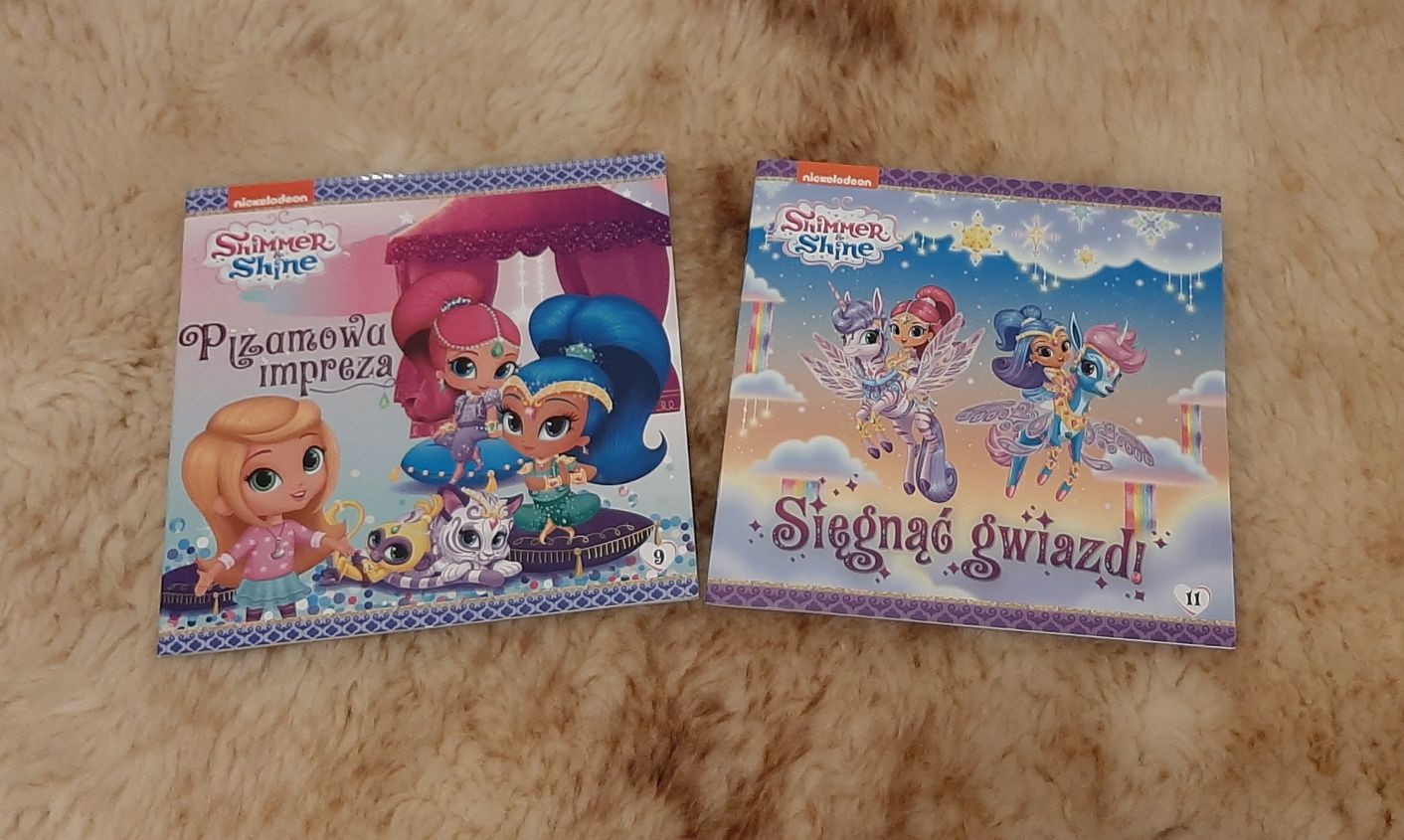 Shimmer&Shine książeczki nr 9 oraz 11