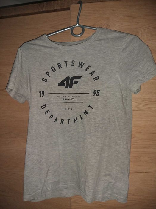Szara Koszulka 4F