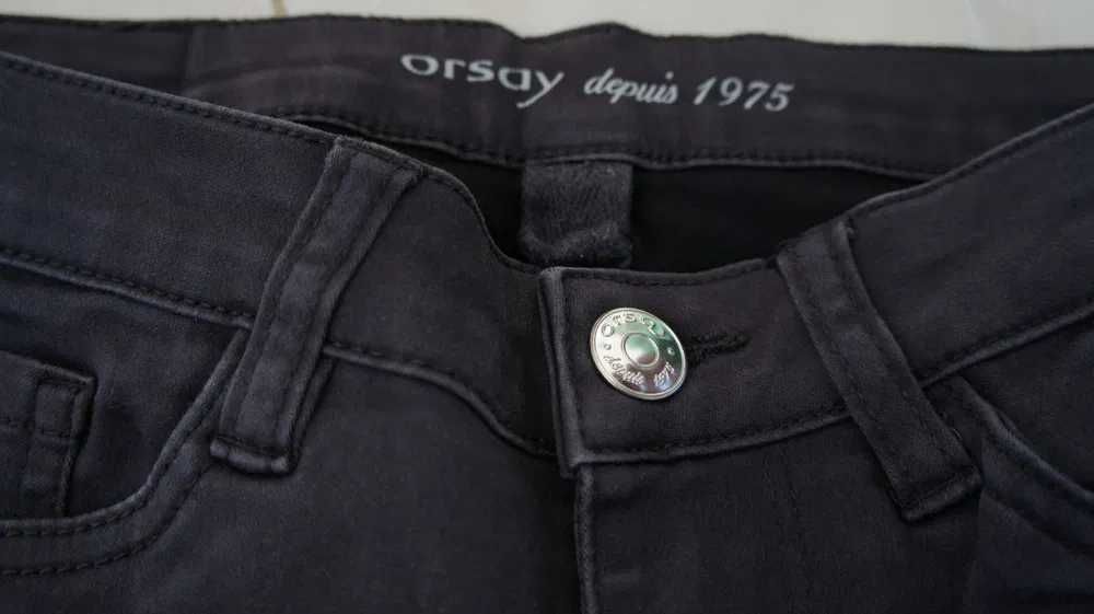 Ciemnoszare dżinsy Orsay rozmiar 34/XS
