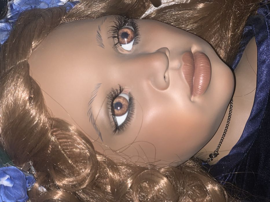 Lalka porcelanowa Carllie 95cm od Christine Orange