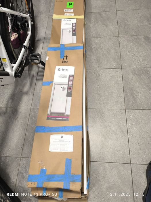 Ościeżnica regulowana Artens prawa biała 240-260 wraz z belką