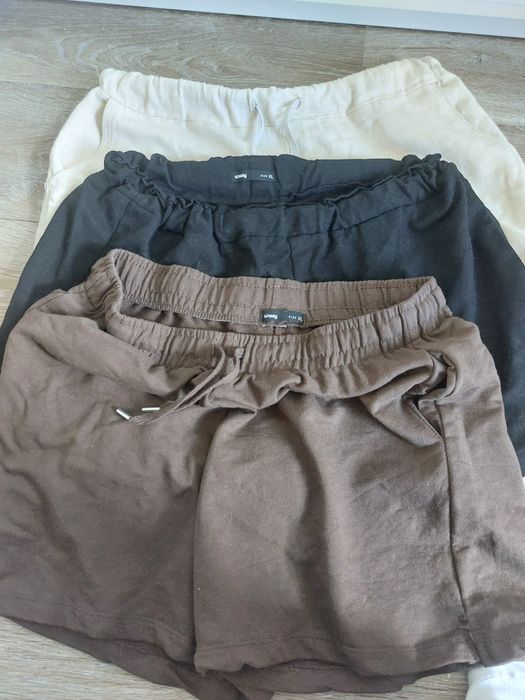 3 pary spodenek XL jak nowe