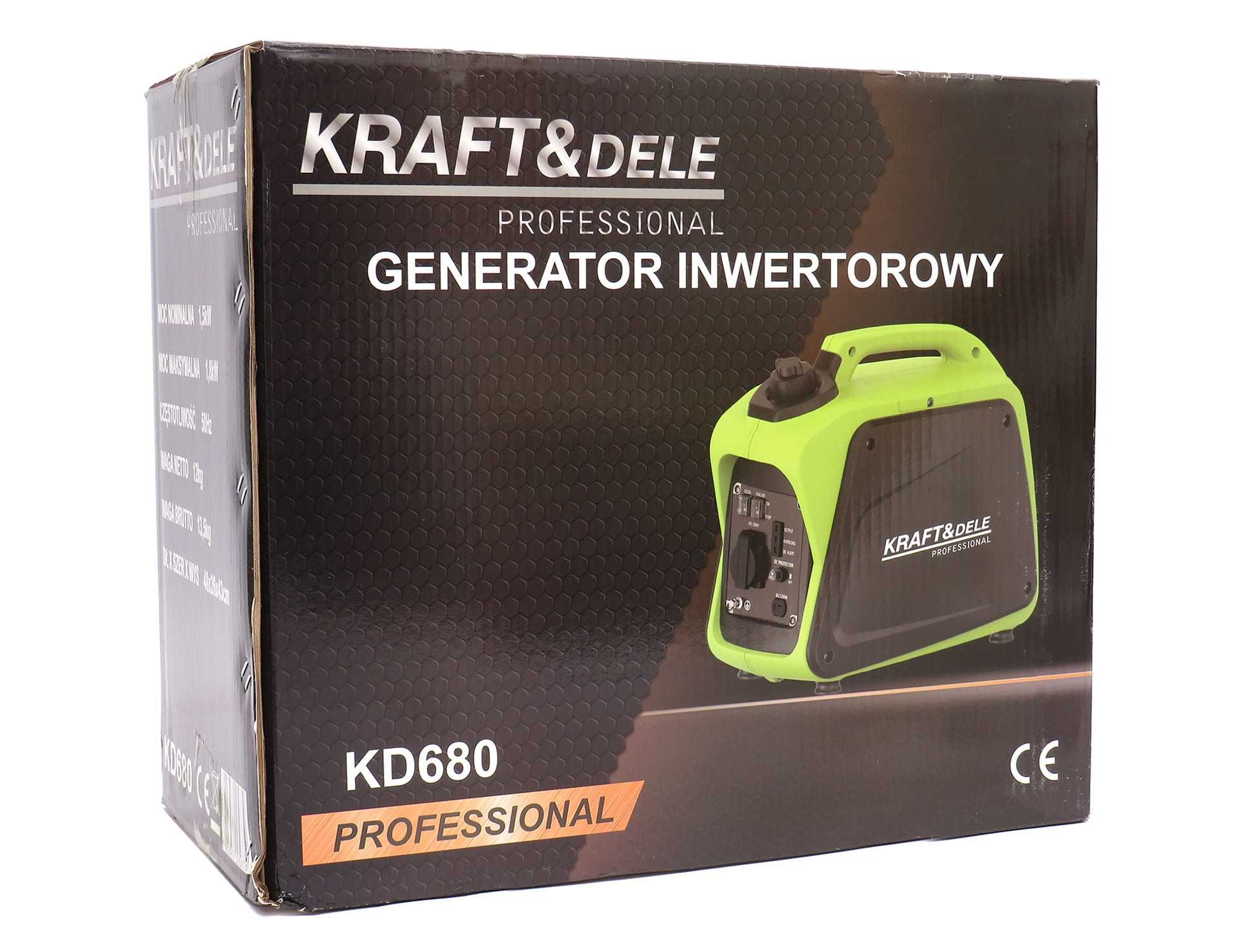 KRAFT&DELE Agregat Prądotwórczy Generator 4suw Inwertorowy 1800w KD680
