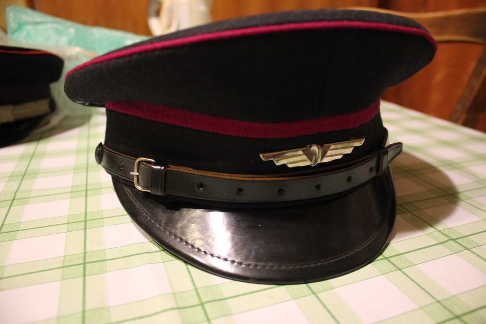 Czapka PKP / Strażacka , PRL