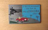 1957 Placa original Rally Rali Rallye Automóvel Figueira Foz Coimbra