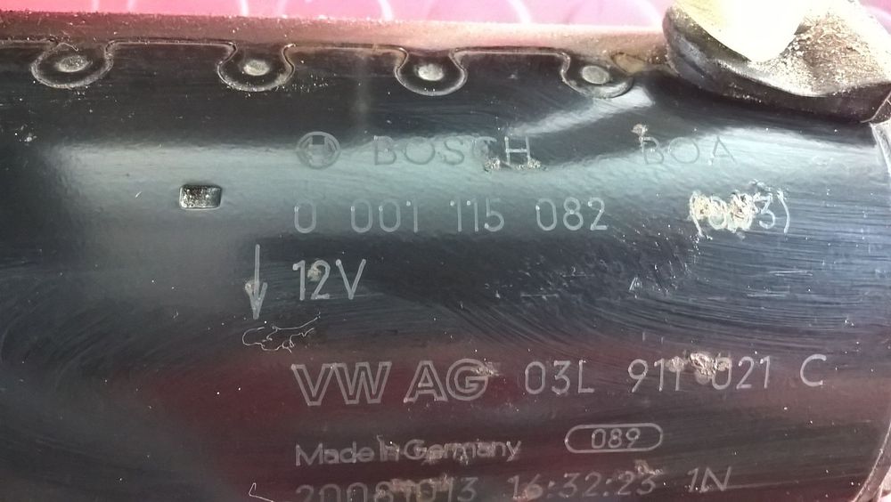 Motor Arranque - 03L911021C [Audi A4 B8]