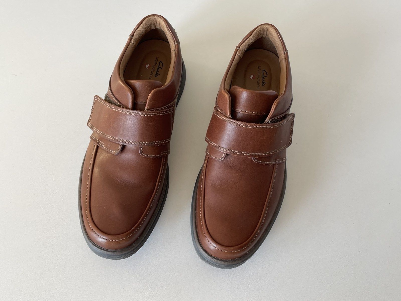 Clarks шкіряні чоловічі 42.5р. туфлі мокасини оригінал ідеал