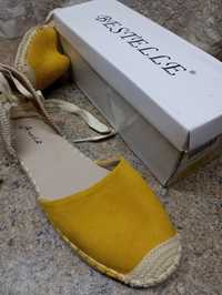 Espadryle miodowe nowe rozmiar 40