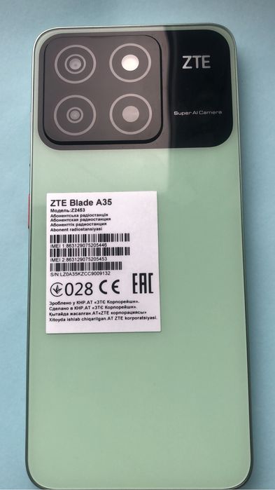 Продам талефон ZTE Blade A35