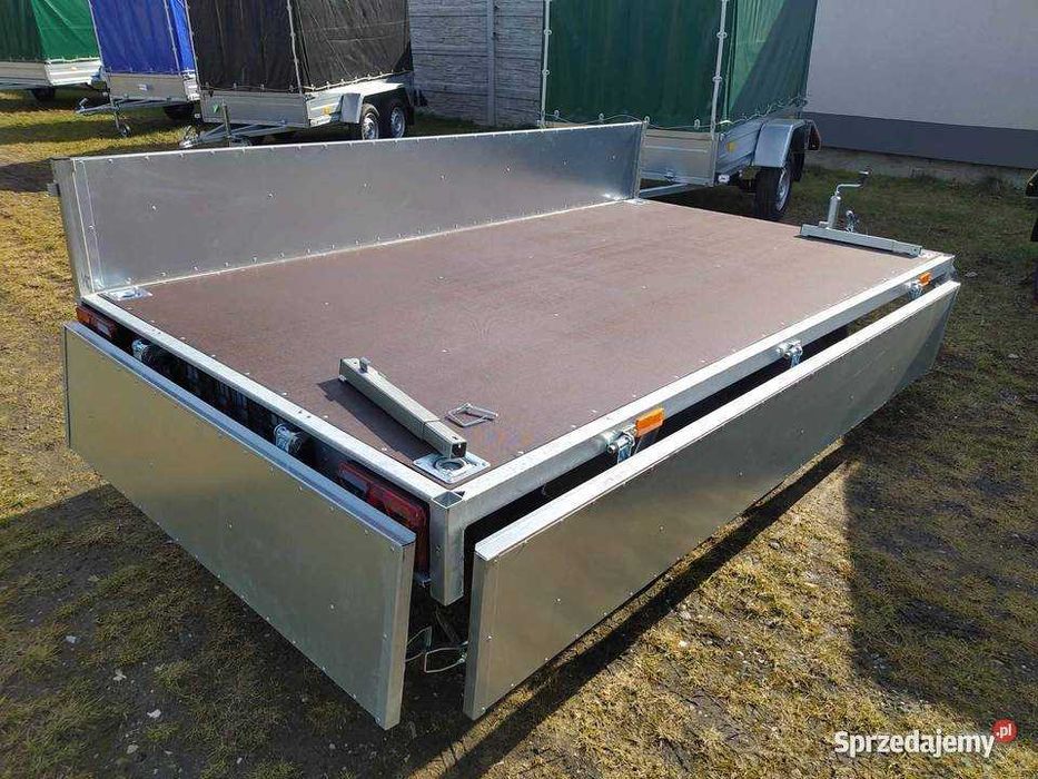 Przyczepa dwuosiowa  na kat B CARRO model DELTA 2615 wym 265x150x37cm
