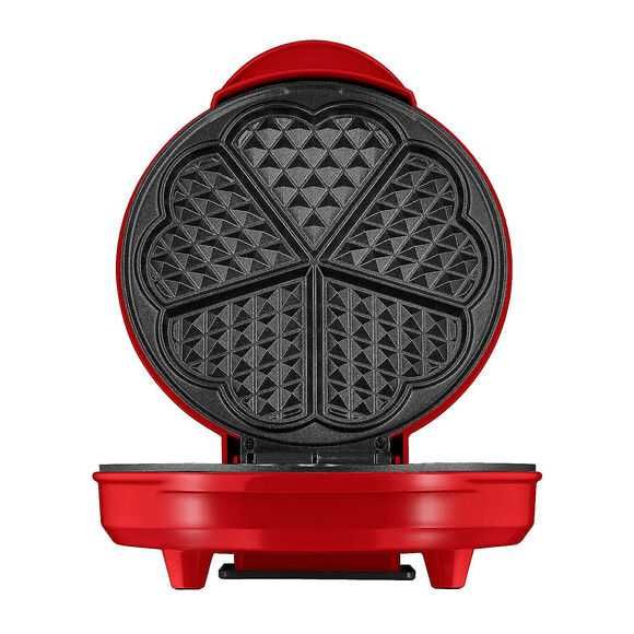 Gofrownica 800/1000 W z płytkami w kształcie serca