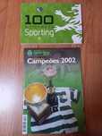 Livro 100 Histórias do Sporting + Revista Campeões 2002