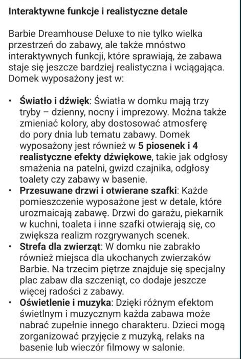 Barbie dreamhouse willa z basenem