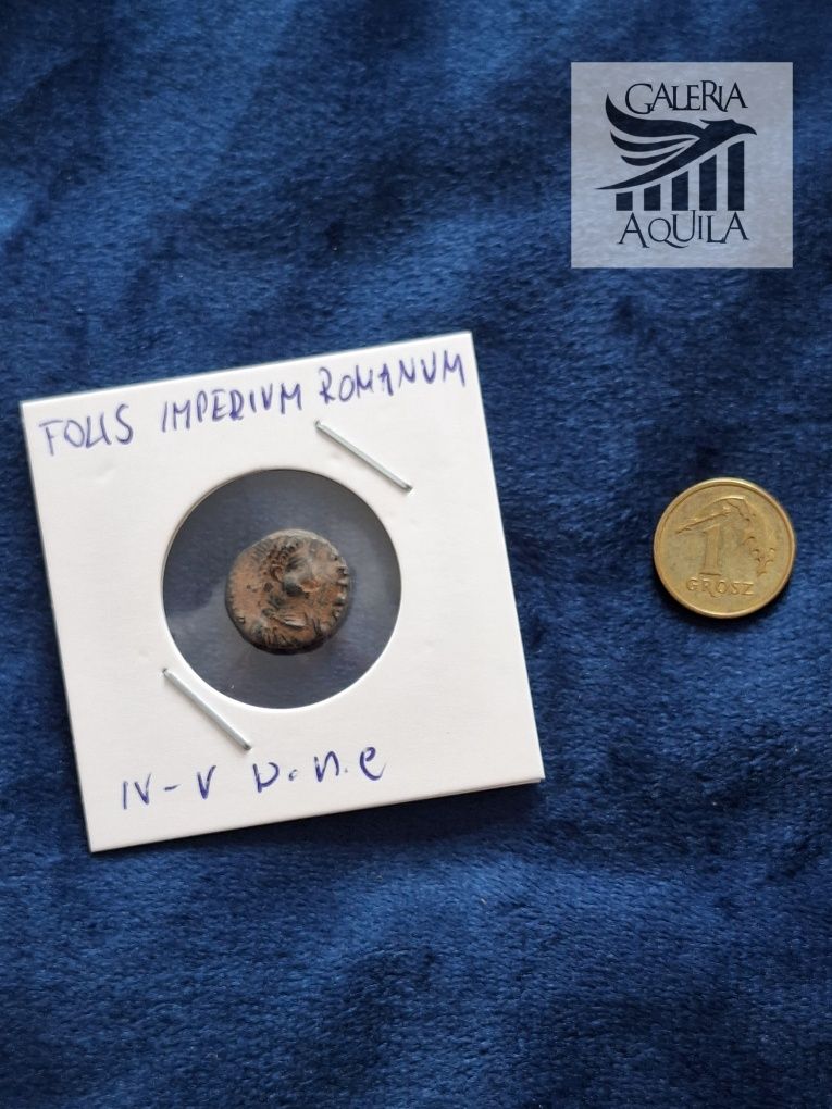 Moneta Imperium Romanum (nummus) - do identyfikacji IV-V w.n.e.