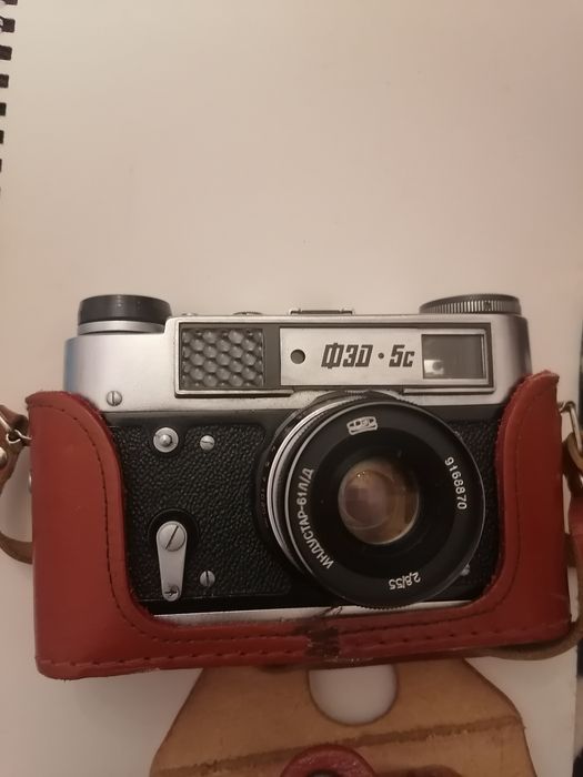 Aparat fotograficzny FED 5s produkcji radzieckiej