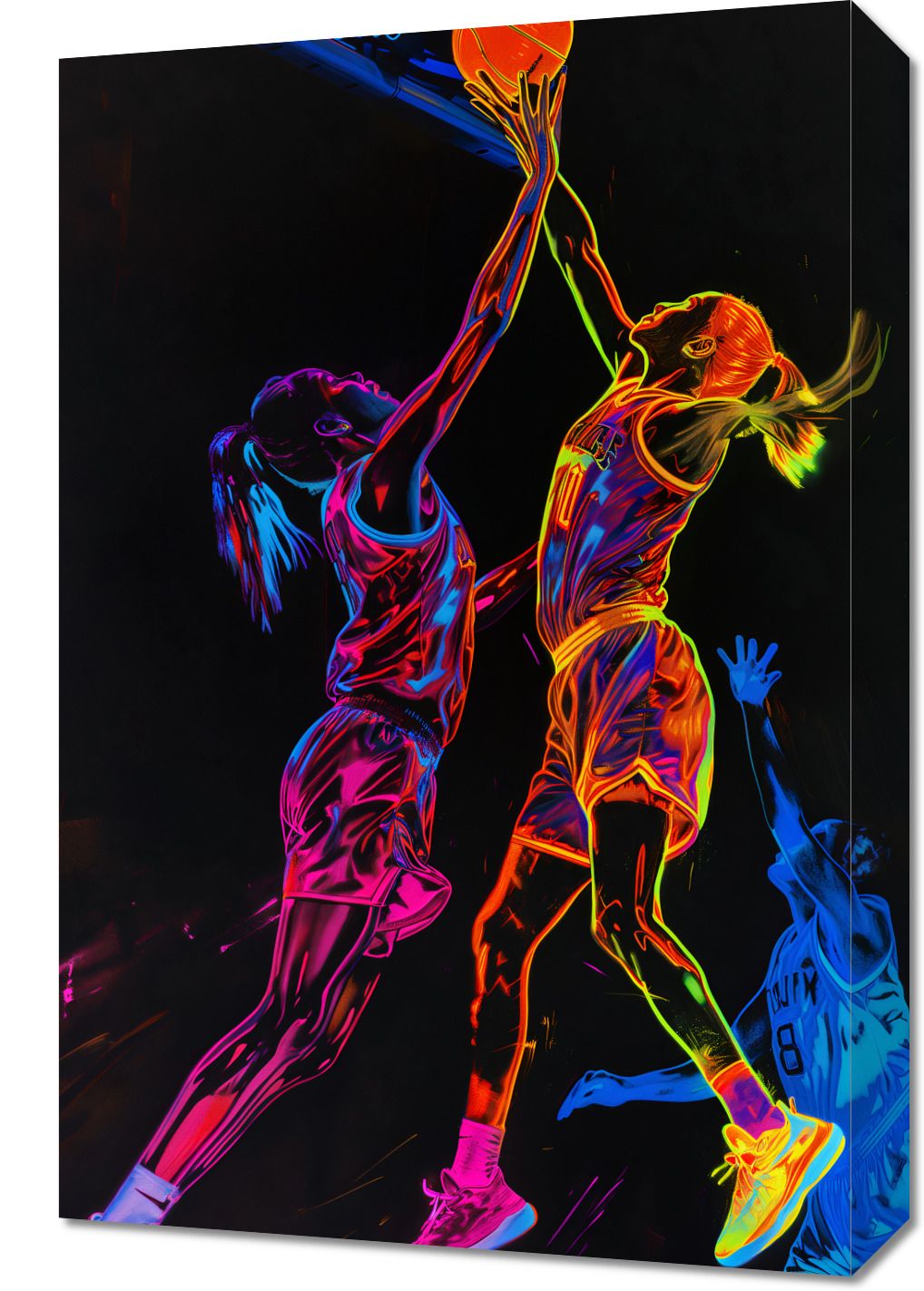 Obraz 40x60cm Mecz W Kosza