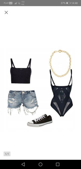 River Island szorty jeasny 34 xs