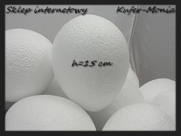 Jajko styropianowe 15 cm ( 1 szt. )