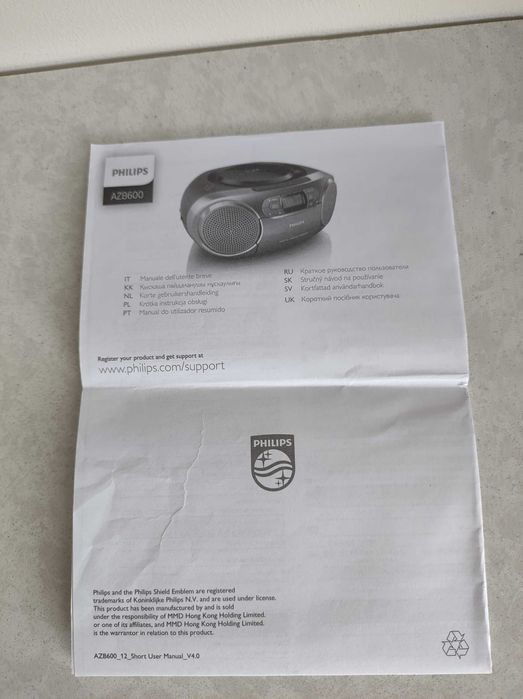 Radioodtwarzacz Philips z DAB+ nowy