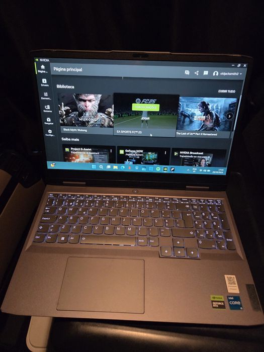 lenovo, I5 de 12°g com gráfica RTX4050 e 32gb de Ram, 500gb SSd