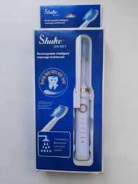 Электрическая зубная щетка Shuke SK-601:  5 режимоов и 4 насадки
