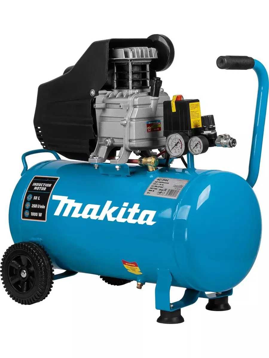Компресор повітряний Makita 50л 1.8 кВт 8 атм 260 л/хв компрессор PL