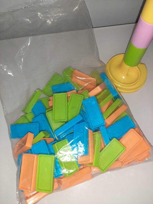 Tor Domino samochód układający klocki domino plus dodatkowy zestaw