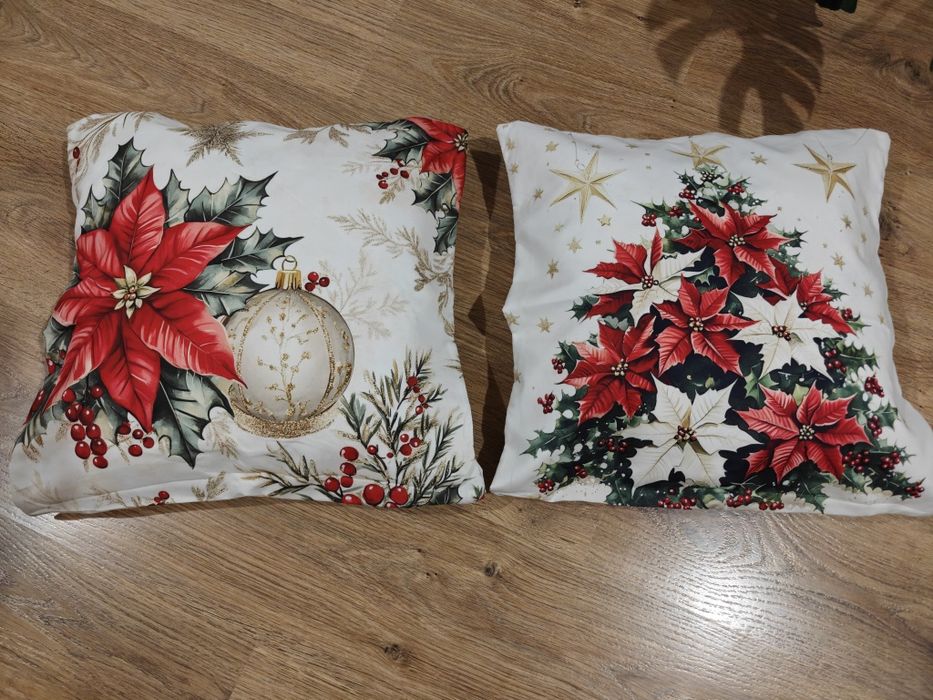 2 poszewki dekoracyjne Boże Narodzenie 45x45