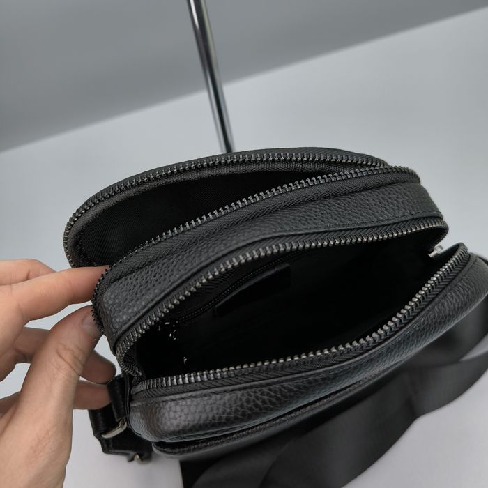 Сумка чоловіча шкіряна через плече мужская кожаная барсетка кожа шкіра