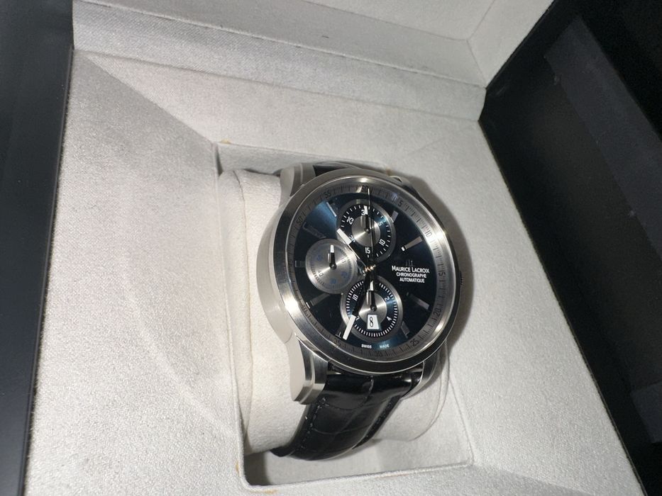 Maurice Lacroix PT-6188-ss01 Automat Chronographe szafir Idealny