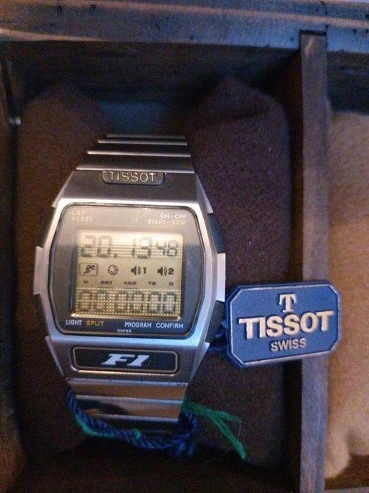 Tissot F1 Sensor Cal. 1640 koniec lat 70 lcd vintage