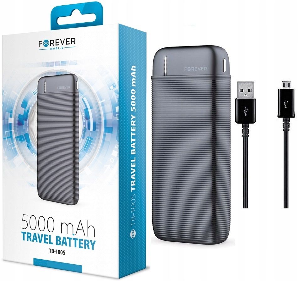 Kieszonkowy Powerbank 5000Mah Usb C Micro Fast 10W