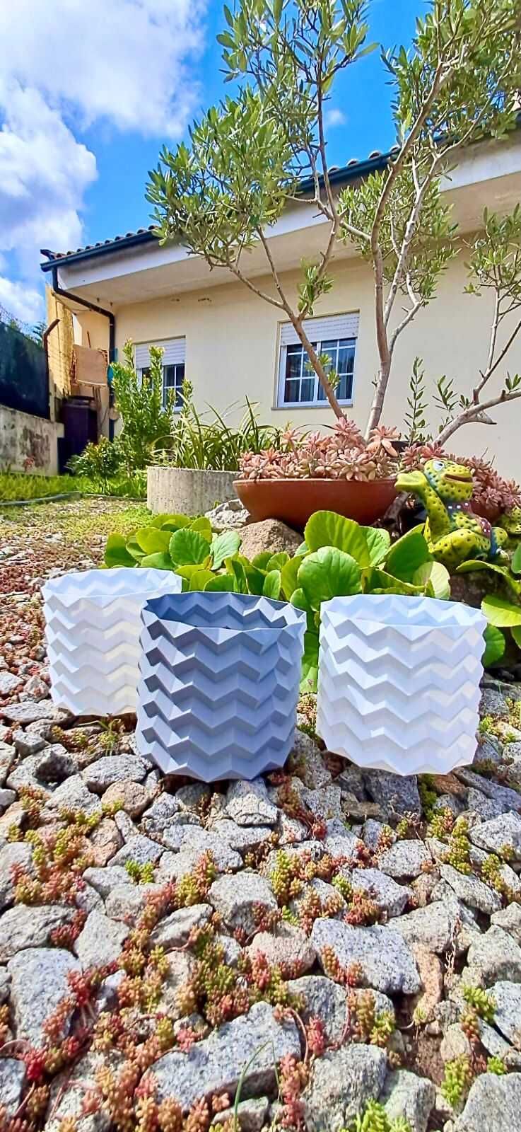 Cachepot 3D - Recipiente decorativo para vasos