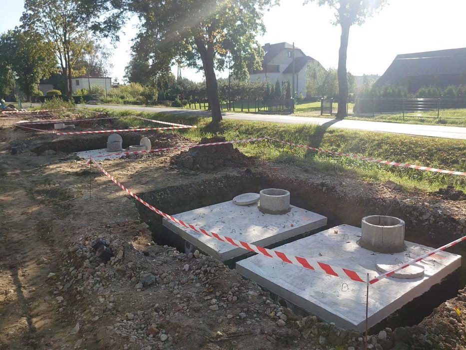 szamba betonowe kanały samochodowe, gnojowice