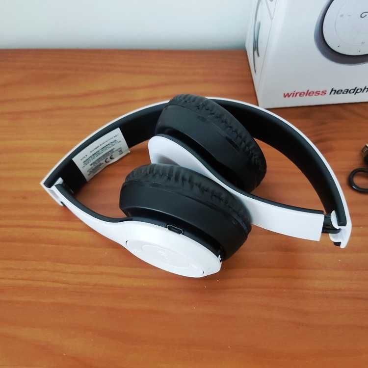 Auscultadores P47 5.05+EDR sem fio bluetooth com microfone MP3 Rádio