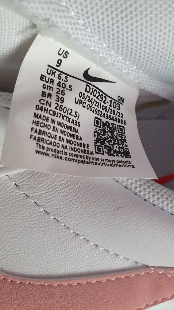 Sneakersy nowe modne Nike Blazer Rozmiar 40.5