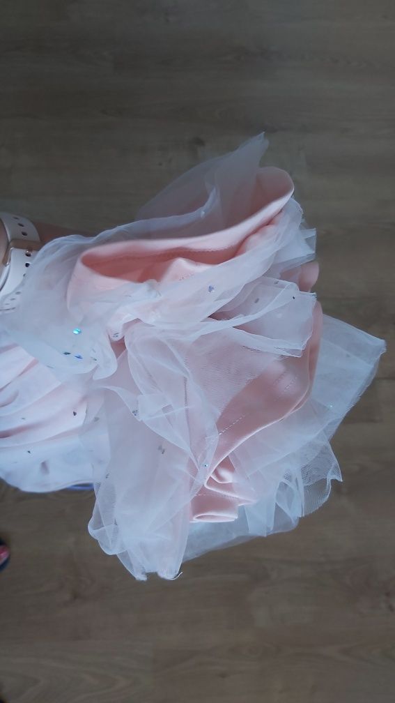 Sukienka sinsay 134 ala balerina tuliowy dół