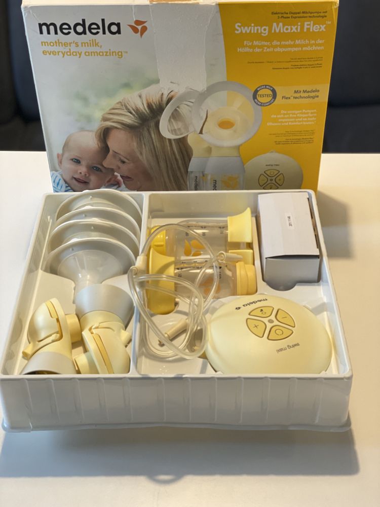 Medela Maxi Swing Flex podwójny laktator + gratis smoczek Calma!