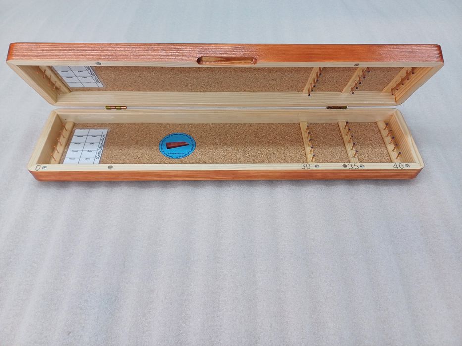 Pudełko - Piórnik na przypony- wersja 12- 30/35/40cm