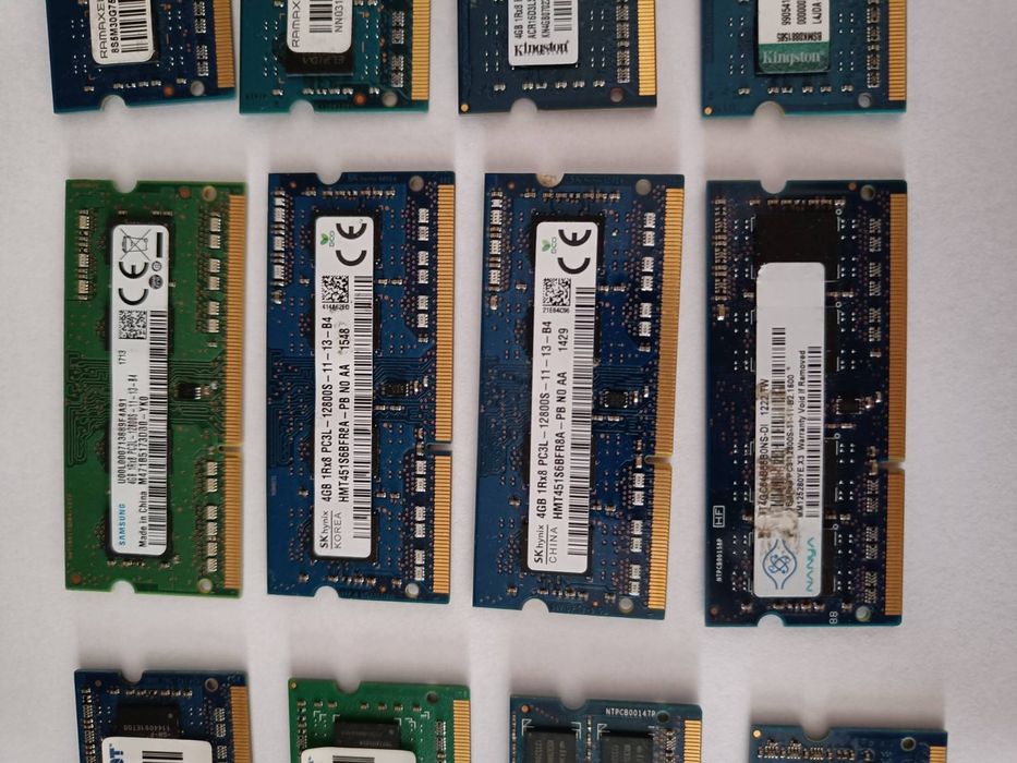 ОЗУ оперативна пам'ять ноутбук DDR3 DDR3L 2 Gb, 4 gb, 8 gb