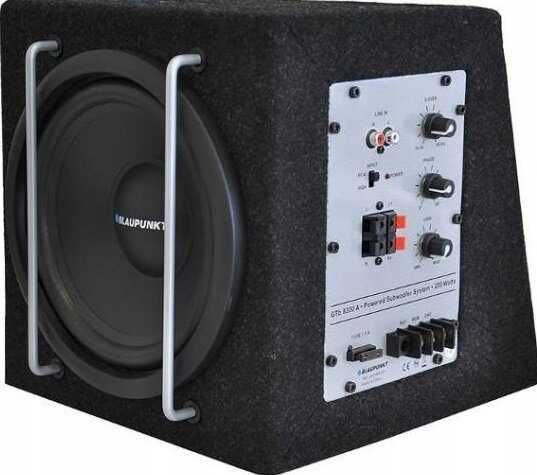 Subwoofer samochodowy aktywny z wyjściem HL Blaupunkt GTB 8200 A 75 W