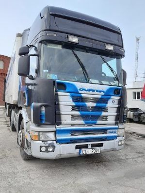 Scania 124x420 retarder, lodówka, wysoka kabina