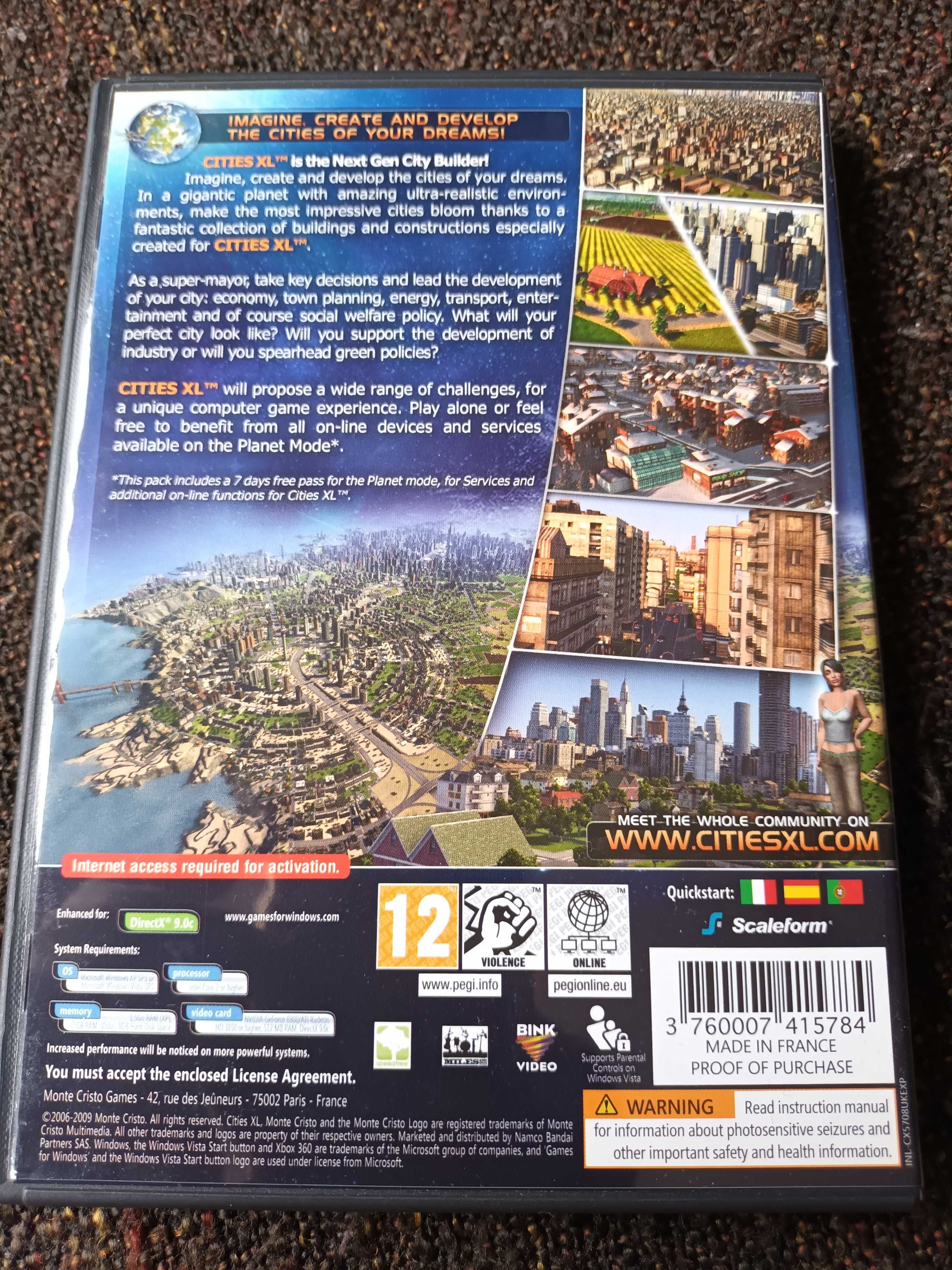Cities XL - Virtual Cities, Real People - PC