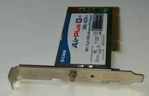 Karta sieciowa radiowa wifi D-Link AirPlus G+ DWL-G520+ 2,4 GHz PCI