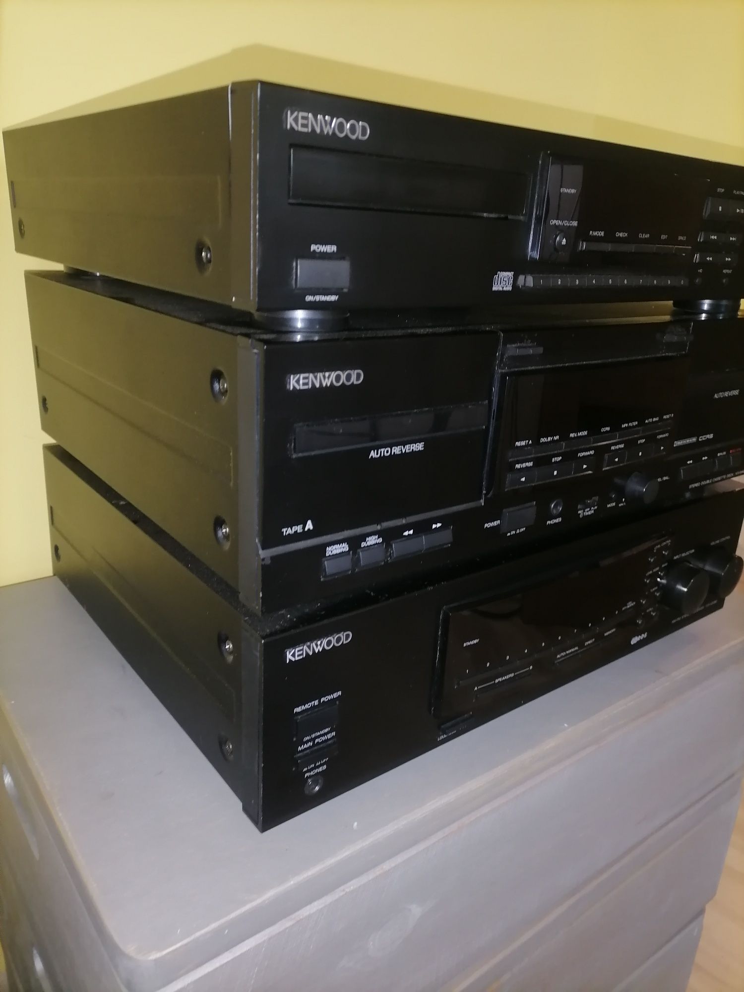 Wieza Kenwood trzy segmenty Dp 1080.Kx-W4080.Kr A-3080