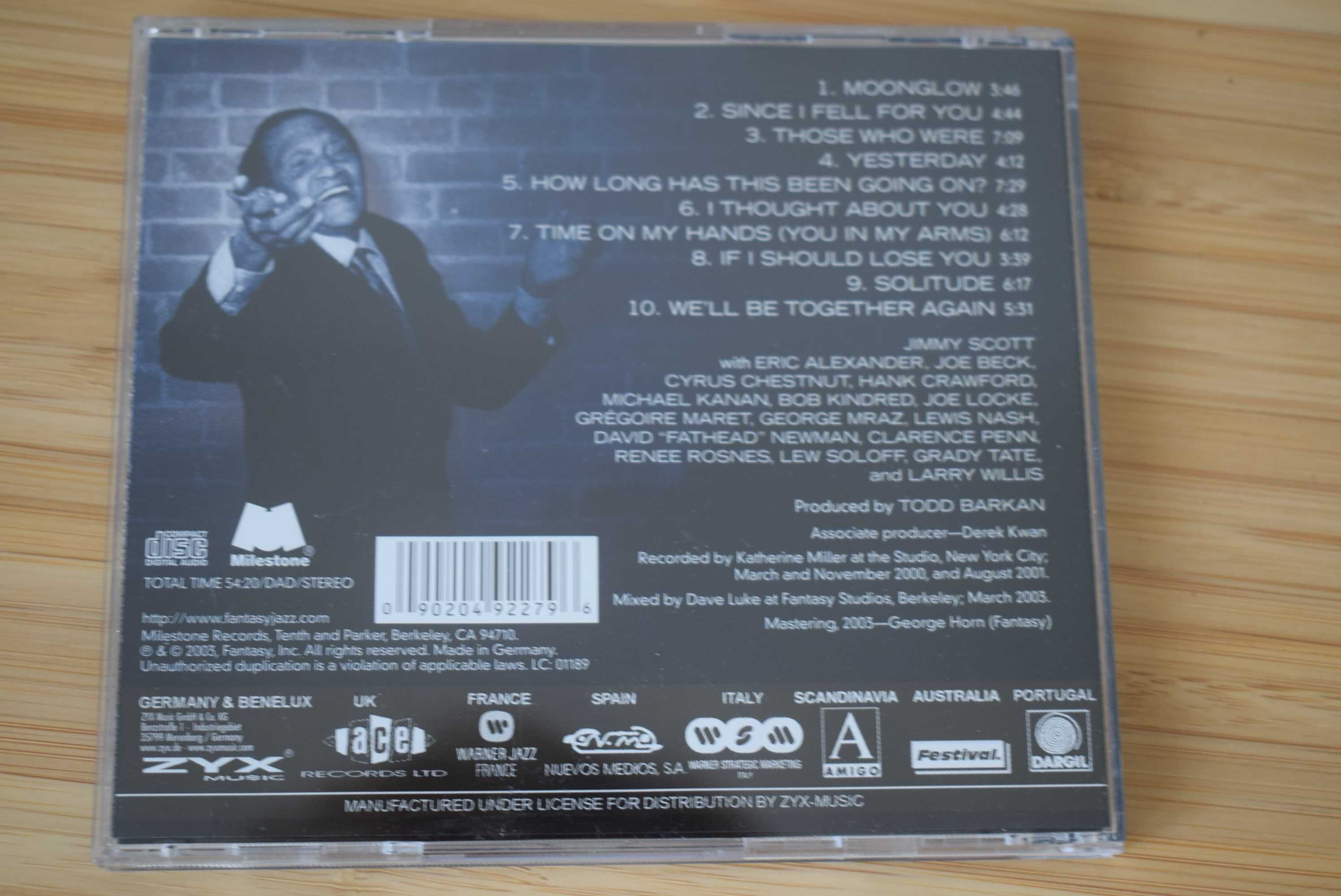 Jimmy Scott  Moon Glow CD Nowa bez folii