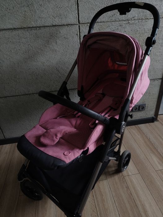 Wózek Cybex Melio – różowy, używany sporadycznie