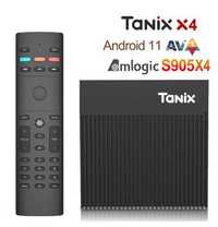 cмарт приставка ТВ бокс smart TV BOX TANIX X4 4/32 S905X4 НАЛАШТОВАНА